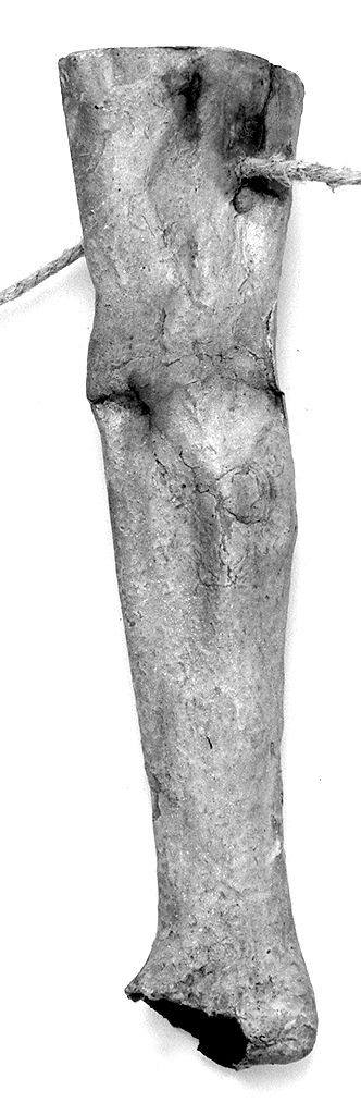 gamba (ex voto antropomorfo) - valdelsano (secc. XVI/ XIX)