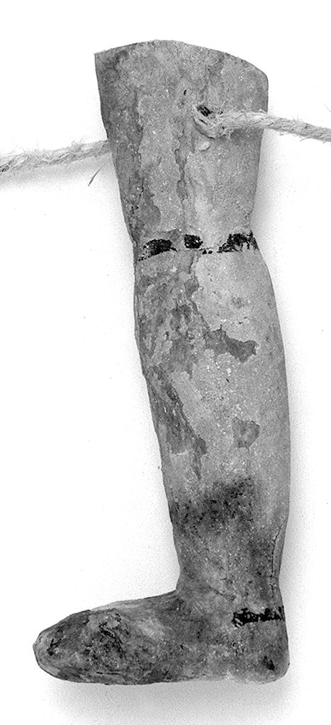 gamba (ex voto antropomorfo) - valdelsano (secc. XVI/ XIX)