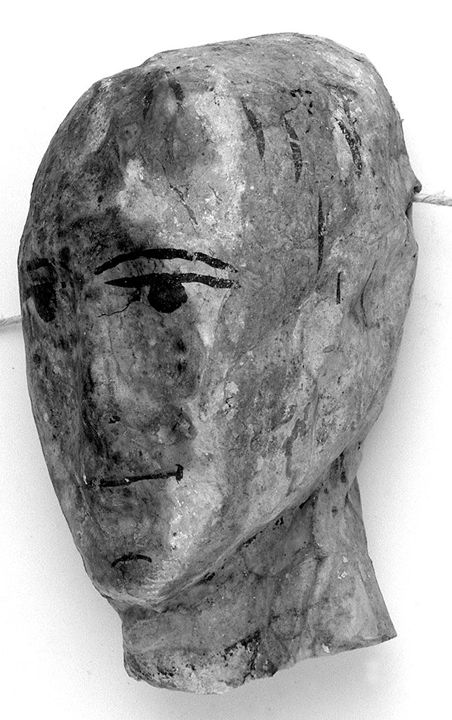 testa umana (ex voto antropomorfo) - valdelsano (secc. XVI/ XIX)