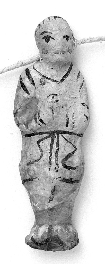 figura orante (ex voto antropomorfo) - valdelsano (secc. XVI/ XIX)