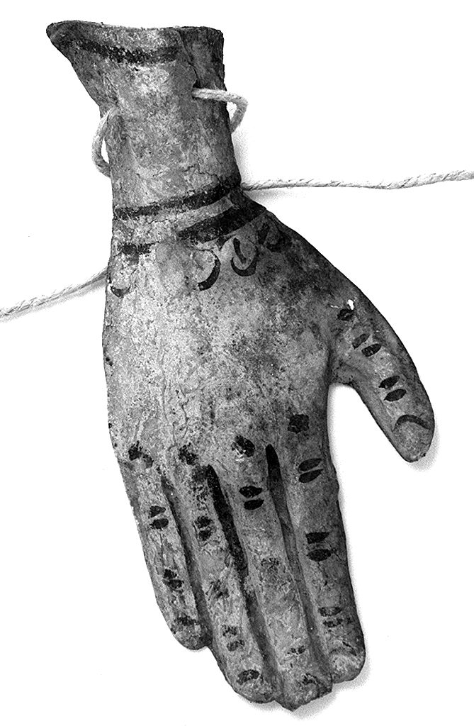 mano (ex voto antropomorfo) - valdelsano (secc. XVI/ XIX)