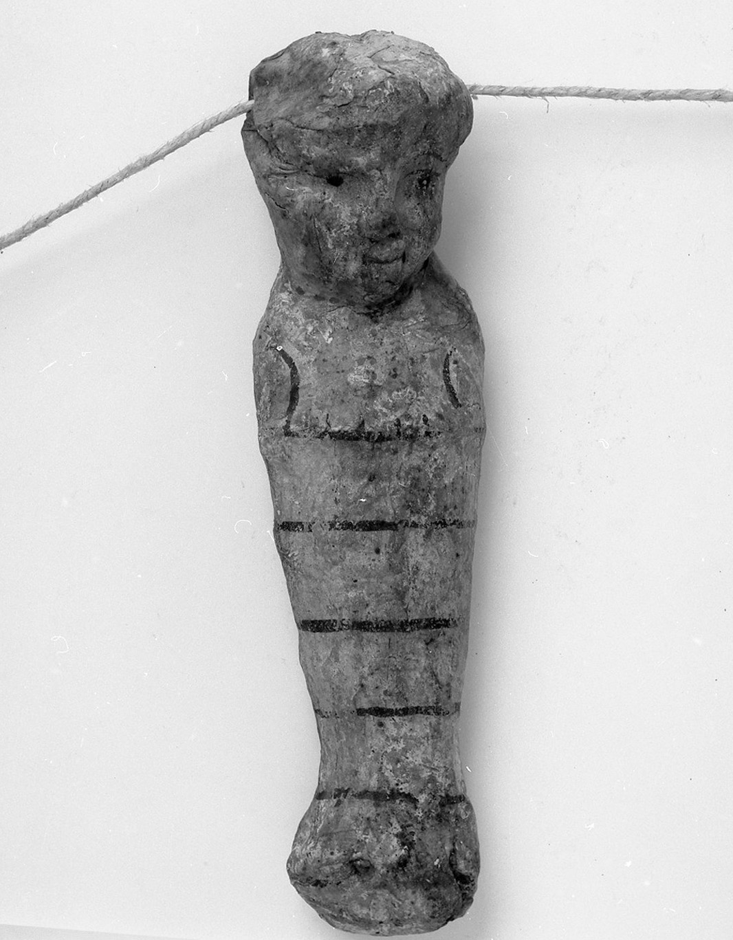 bambino in fasce (ex voto antropomorfo) - valdelsano (secc. XVI/ XIX)