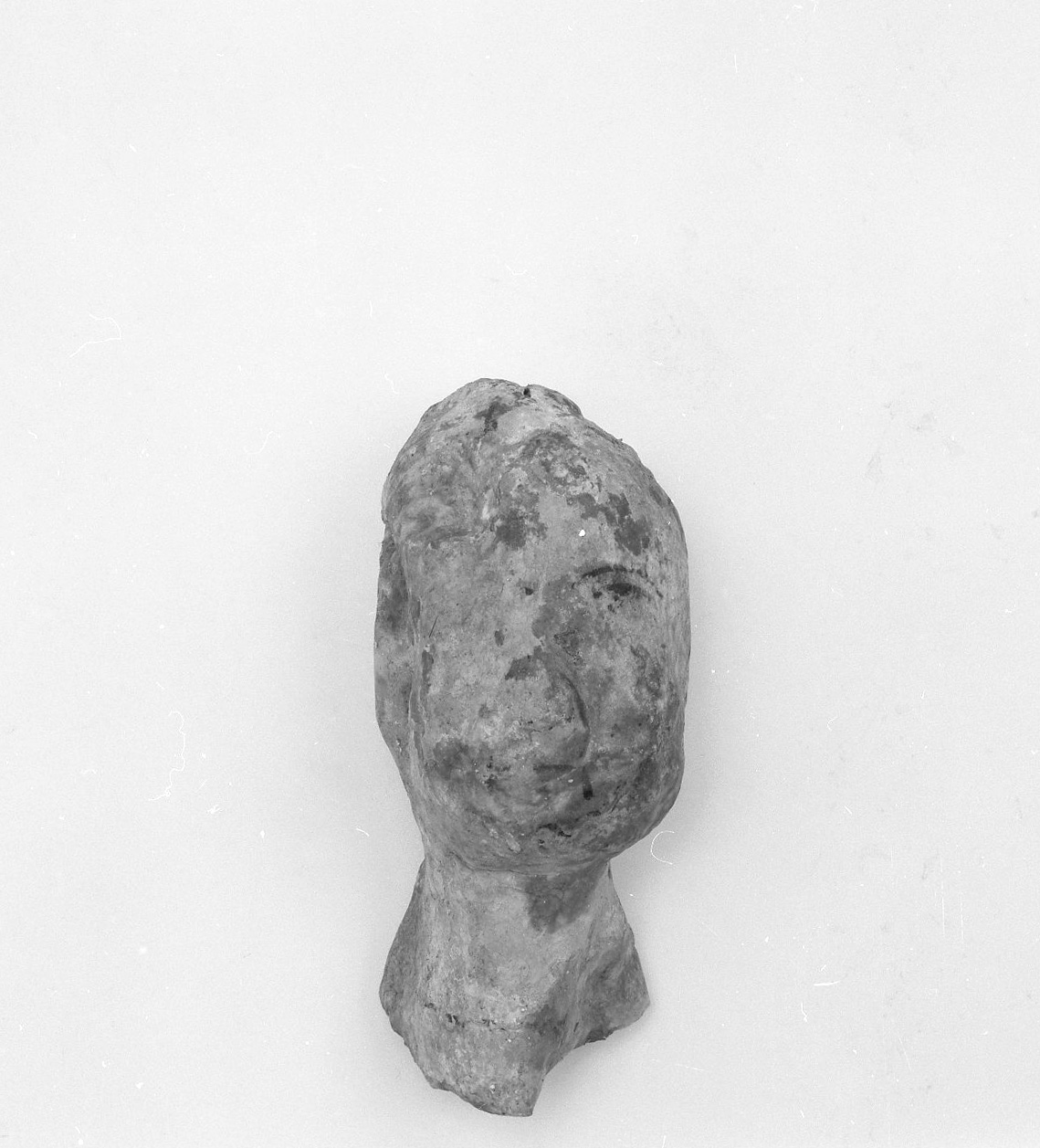 testa umana (ex voto antropomorfo) - valdelsano (secc. XVI/ XIX)