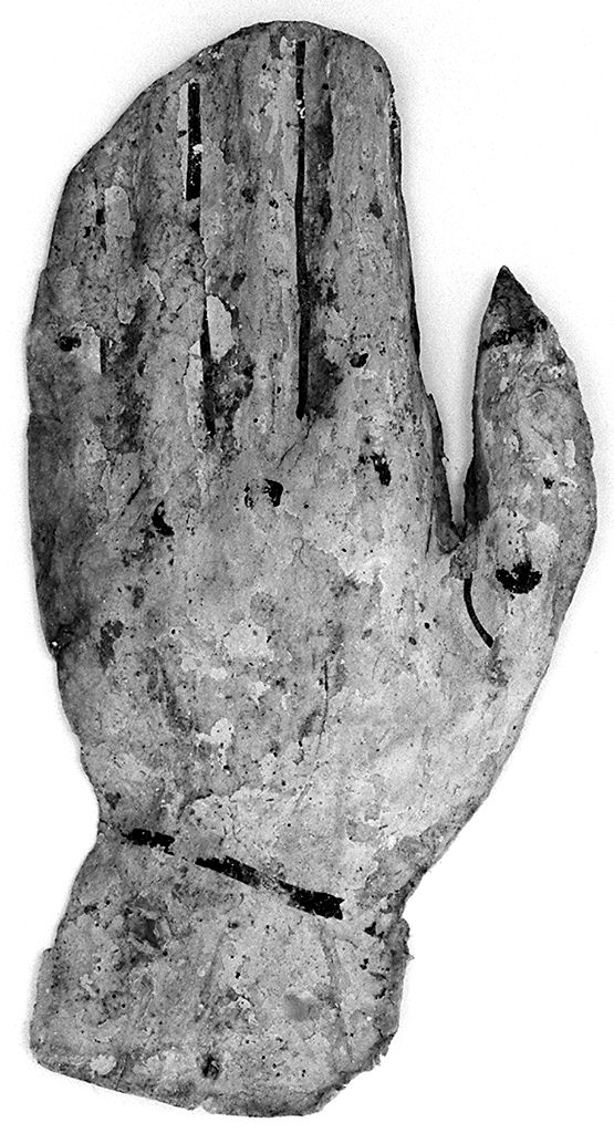 mano (ex voto antropomorfo) - valdelsano (secc. XVI/ XIX)