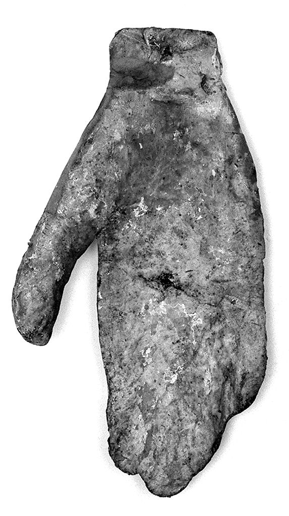 mano (ex voto antropomorfo) - valdelsano (secc. XVI/ XIX)