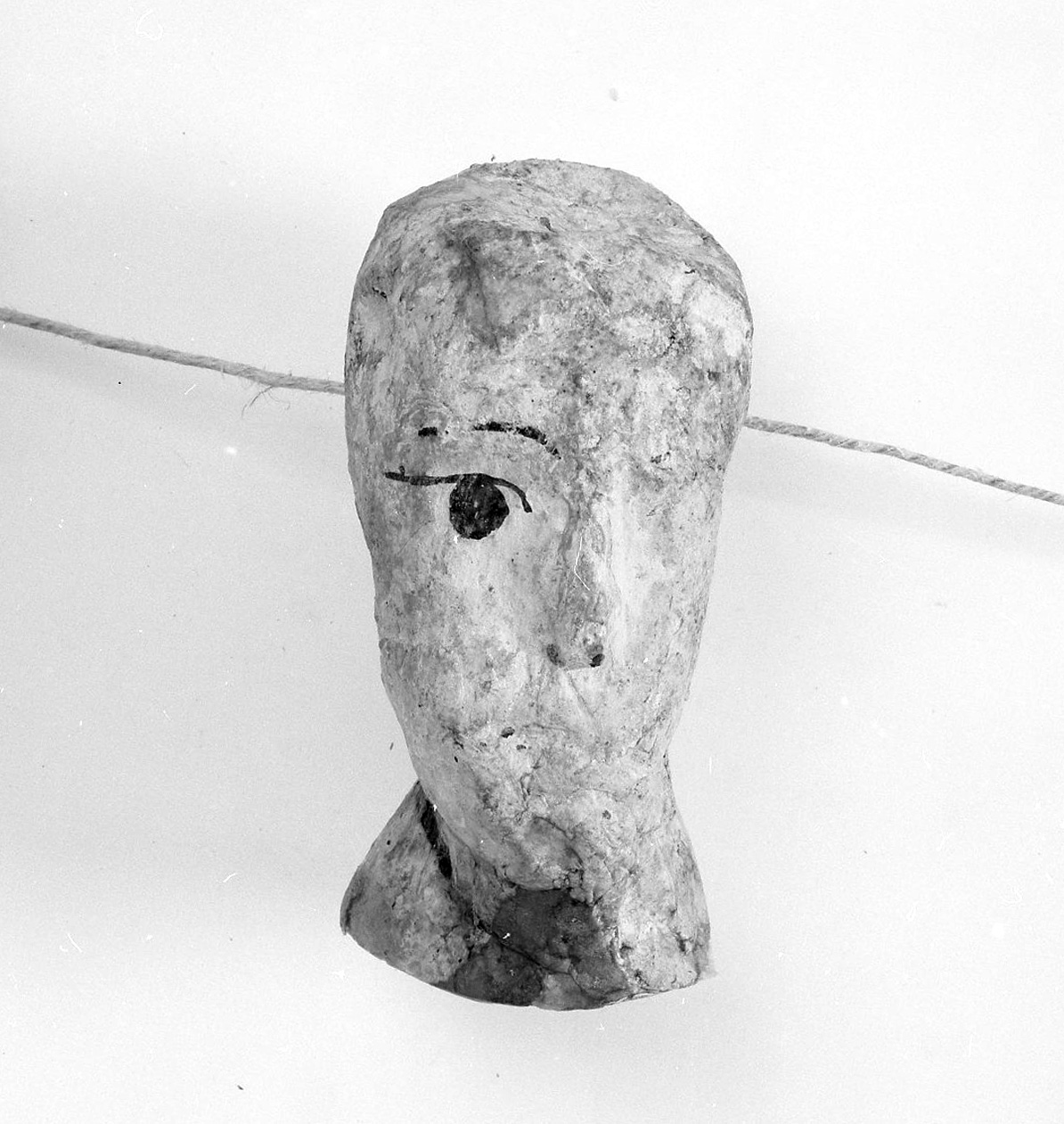 testa umana (ex voto antropomorfo) - valdelsano (secc. XVI/ XIX)