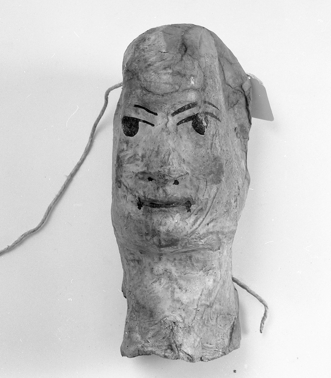 testa umana (ex voto antropomorfo) - valdelsano (secc. XVI/ XIX)