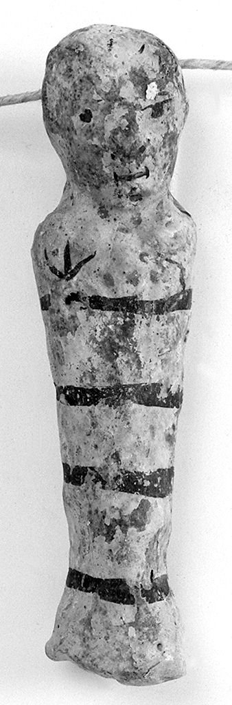 bambino in fasce (ex voto antropomorfo) - valdelsano (secc. XVI/ XIX)