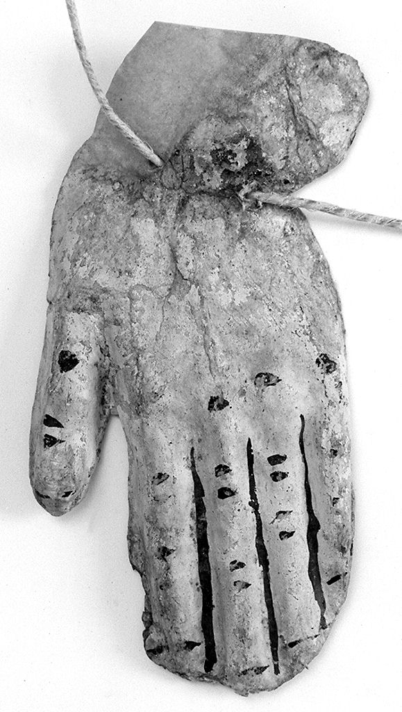 mano (ex voto antropomorfo) - valdelsano (secc. XVI/ XIX)