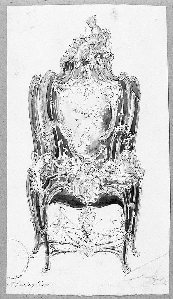 mobile (disegno) di Fraschetti Silvio (sec. XX)