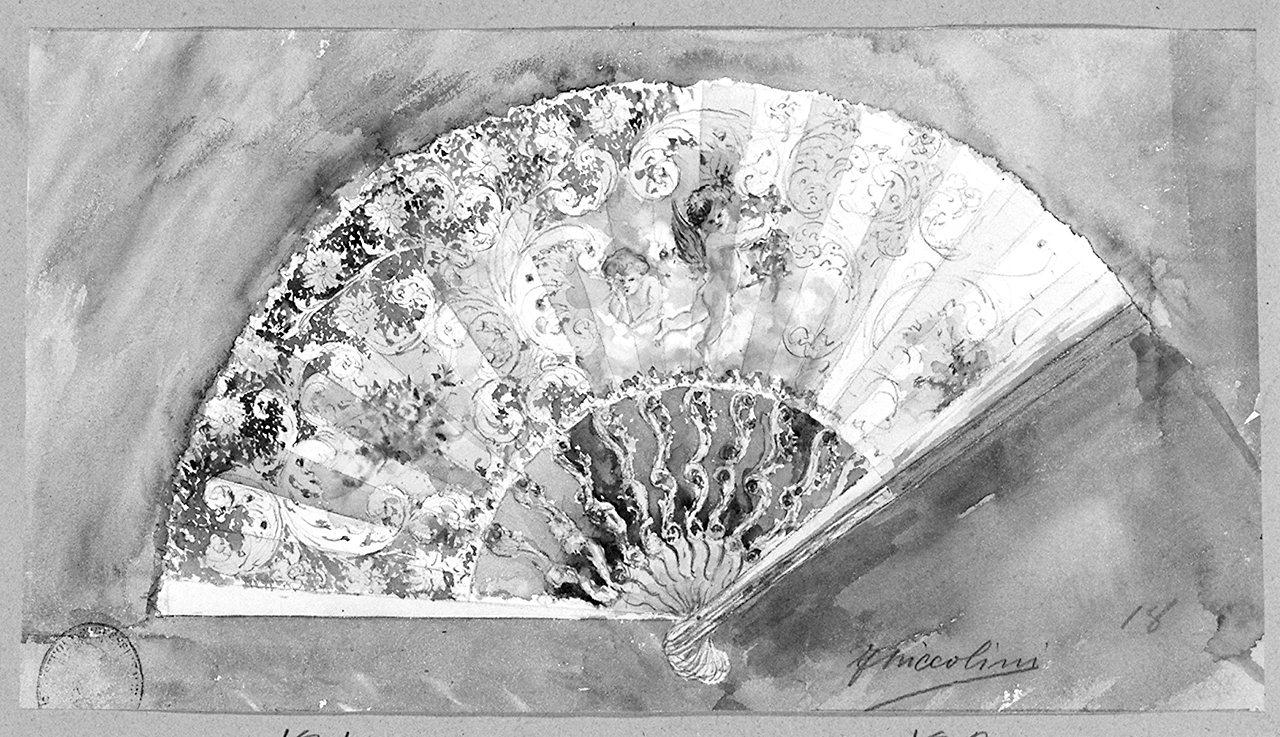 ventaglio (disegno) di Niccolini Filippo (sec. XX)
