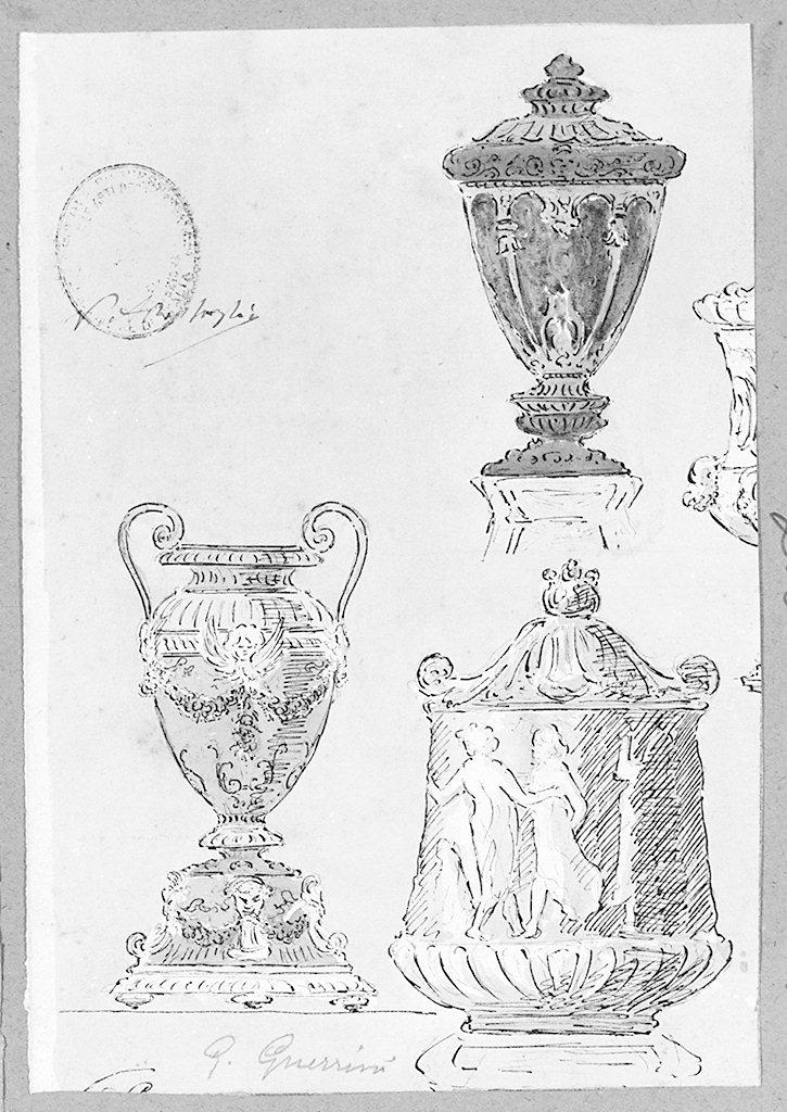 vaso (disegno) di Guerrini Giovanni (sec. XX)