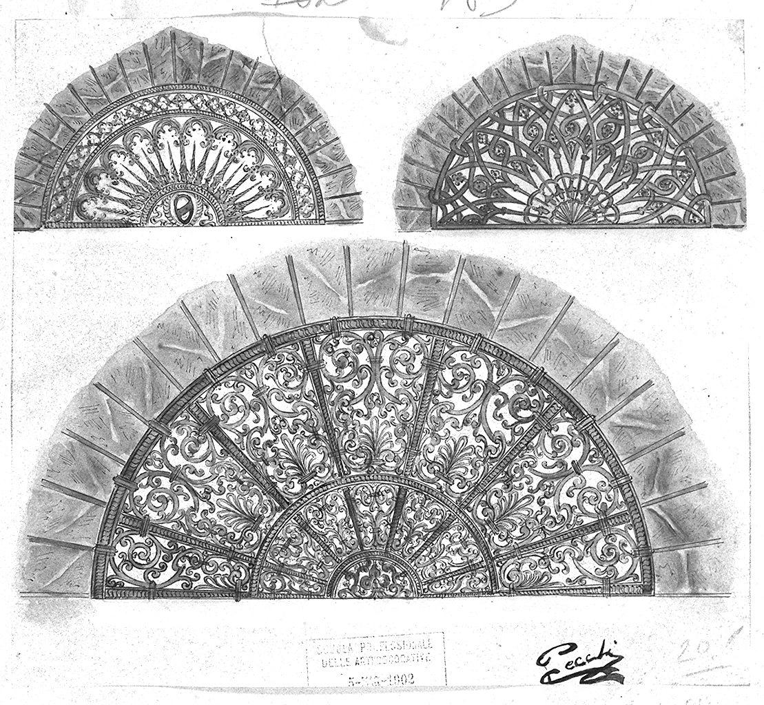rosone (disegno) di Cecchi Giovanni (sec. XX)