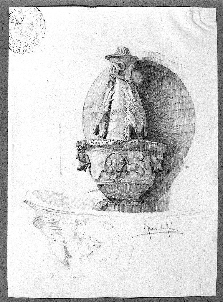 fontana (disegno) di Contessi Francesco (sec. XX)