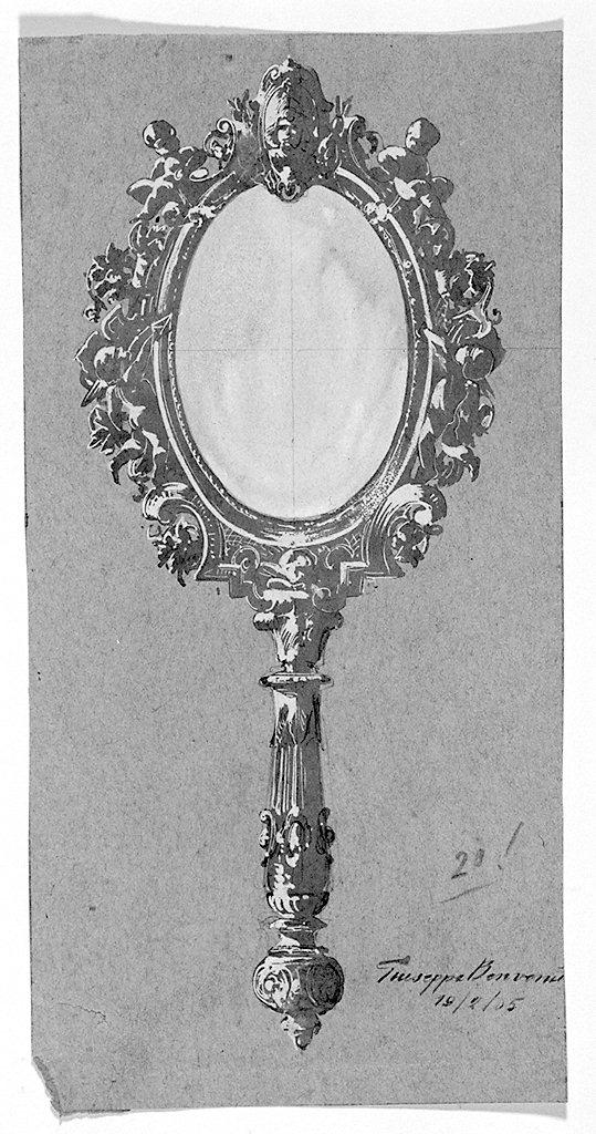 specchio (disegno) di Benvenuti Giuseppe (sec. XX)
