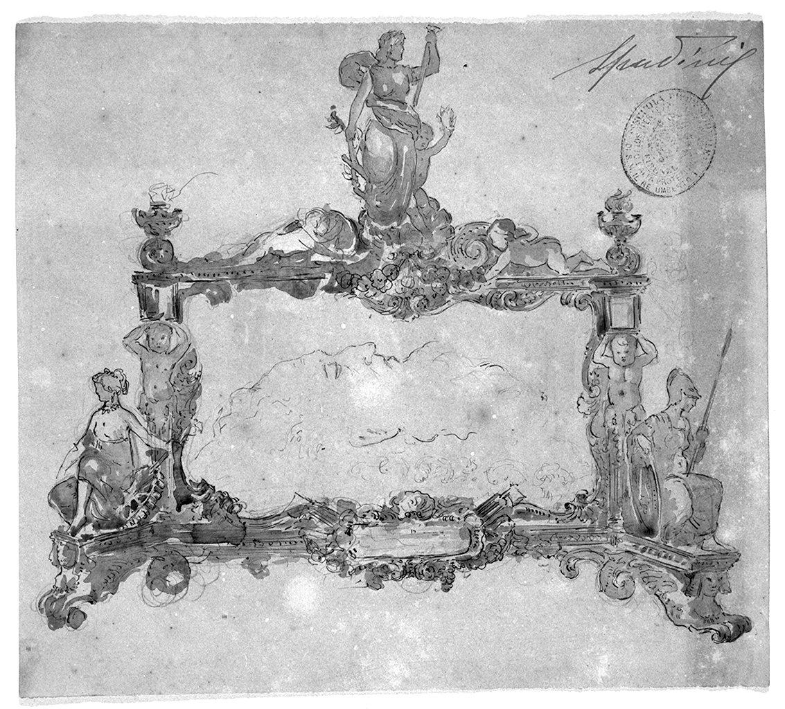 reliquiario (disegno) di Spadini Armando (secc. XIX/ XX)