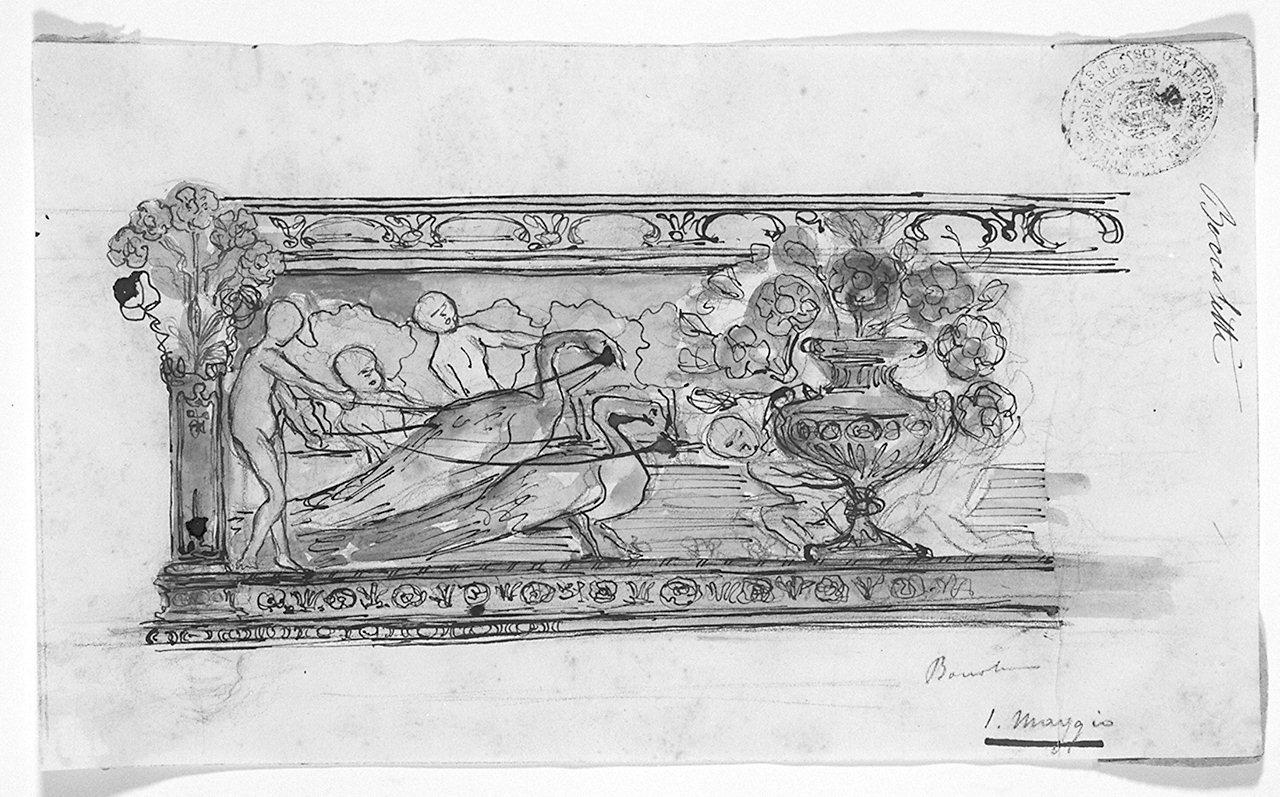 fregio (disegno) di Bocaletti Guido (secc. XIX/ XX)