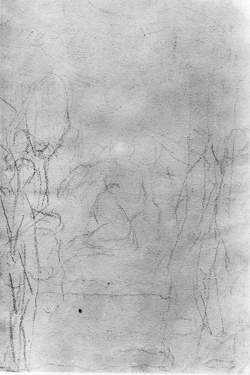 martirio di San Lorenzo (?) (disegno) - ambito italiano (prima metà sec. XVIII)