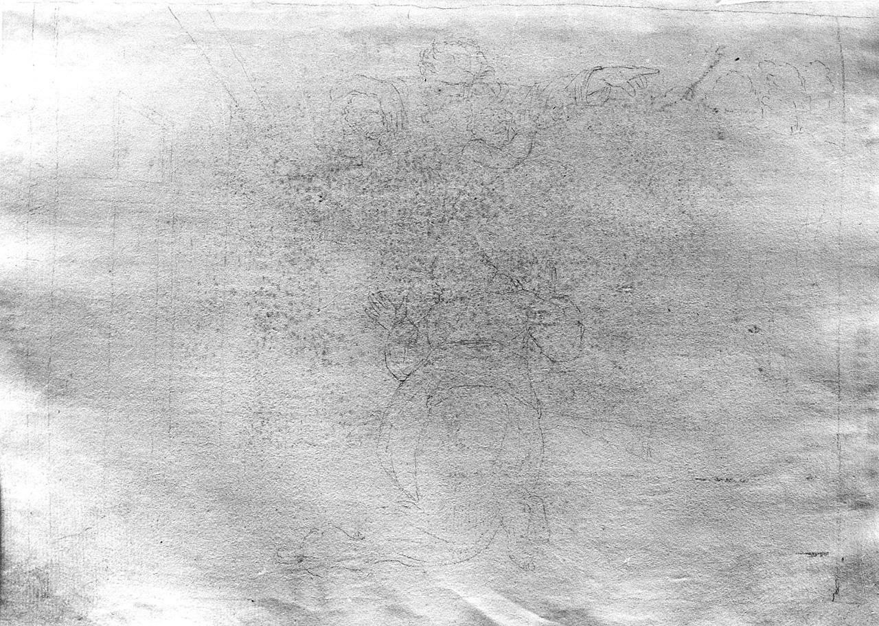 apparizione di Dio ad Abramo (disegno) di Carlini Alberico (sec. XVIII)