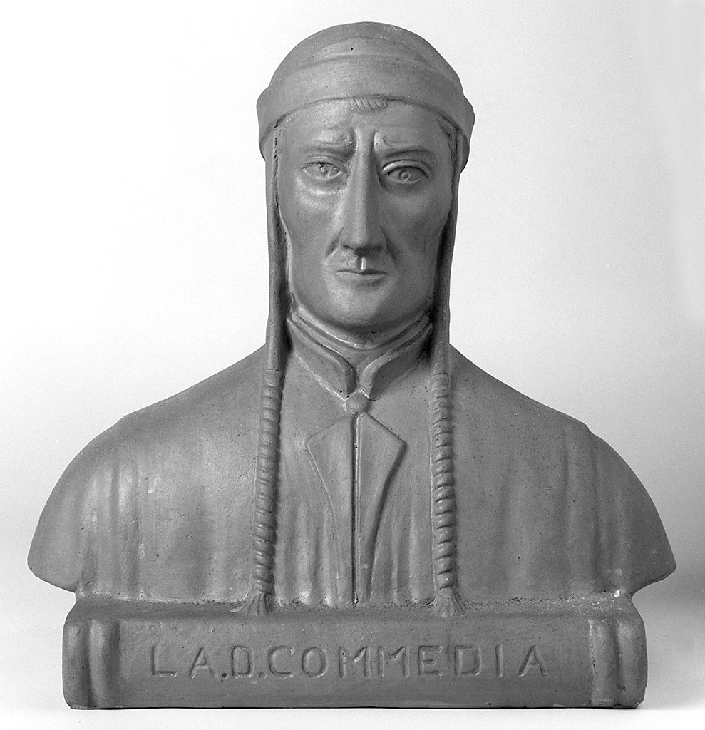 Dante Alighieri (busto) - produzione di petroio (v) (1976)