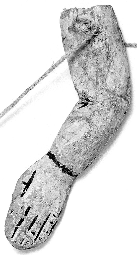 braccio (ex voto antropomorfo) - valdelsano (secc. XVI/ XIX)