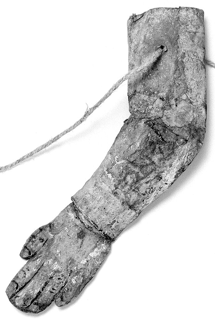 braccio (ex voto antropomorfo) - valdelsano (secc. XVI/ XIX)