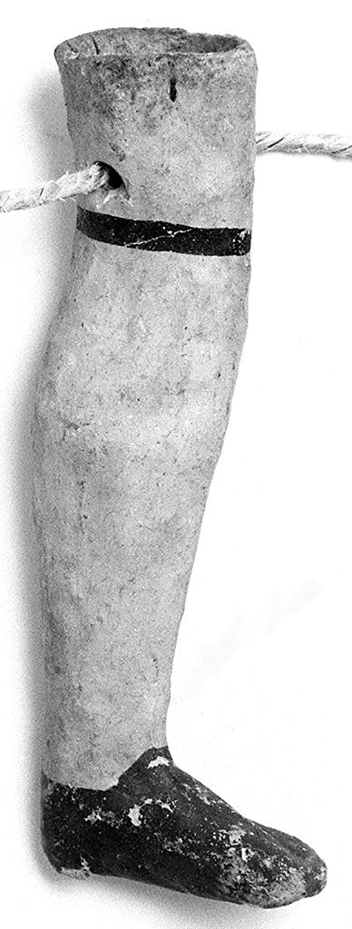 gamba (ex voto antropomorfo) - valdelsano (secc. XVI/ XIX)