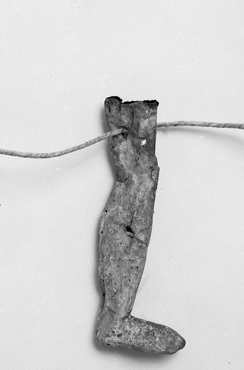 gamba (ex voto antropomorfo) - valdelsano (secc. XVI/ XIX)