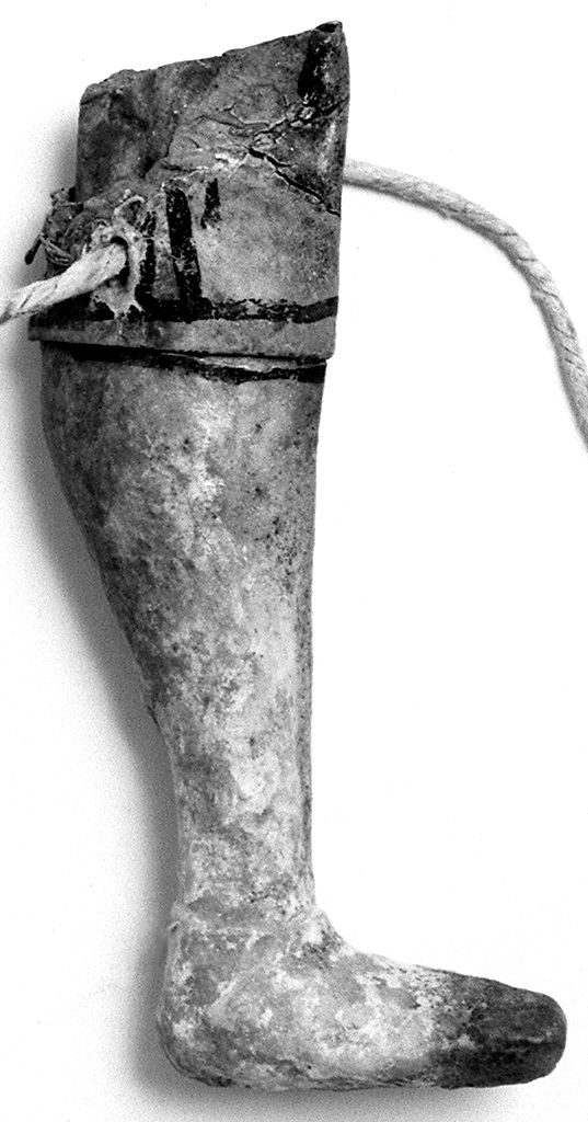 gamba (ex voto antropomorfo) - valdelsano (secc. XVI/ XIX)