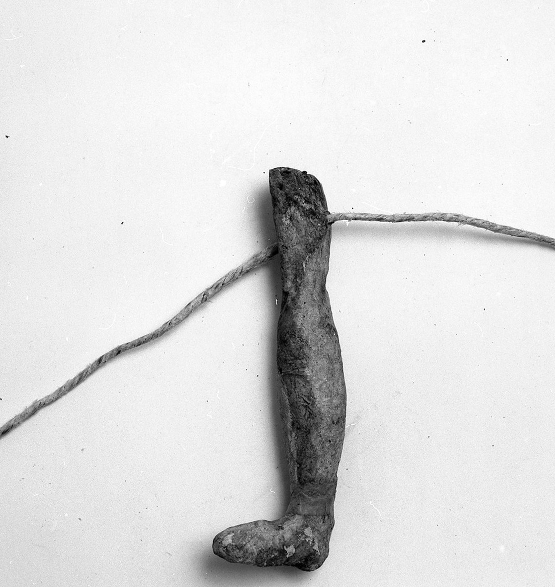 gamba (ex voto antropomorfo) - valdelsano (secc. XVI/ XIX)