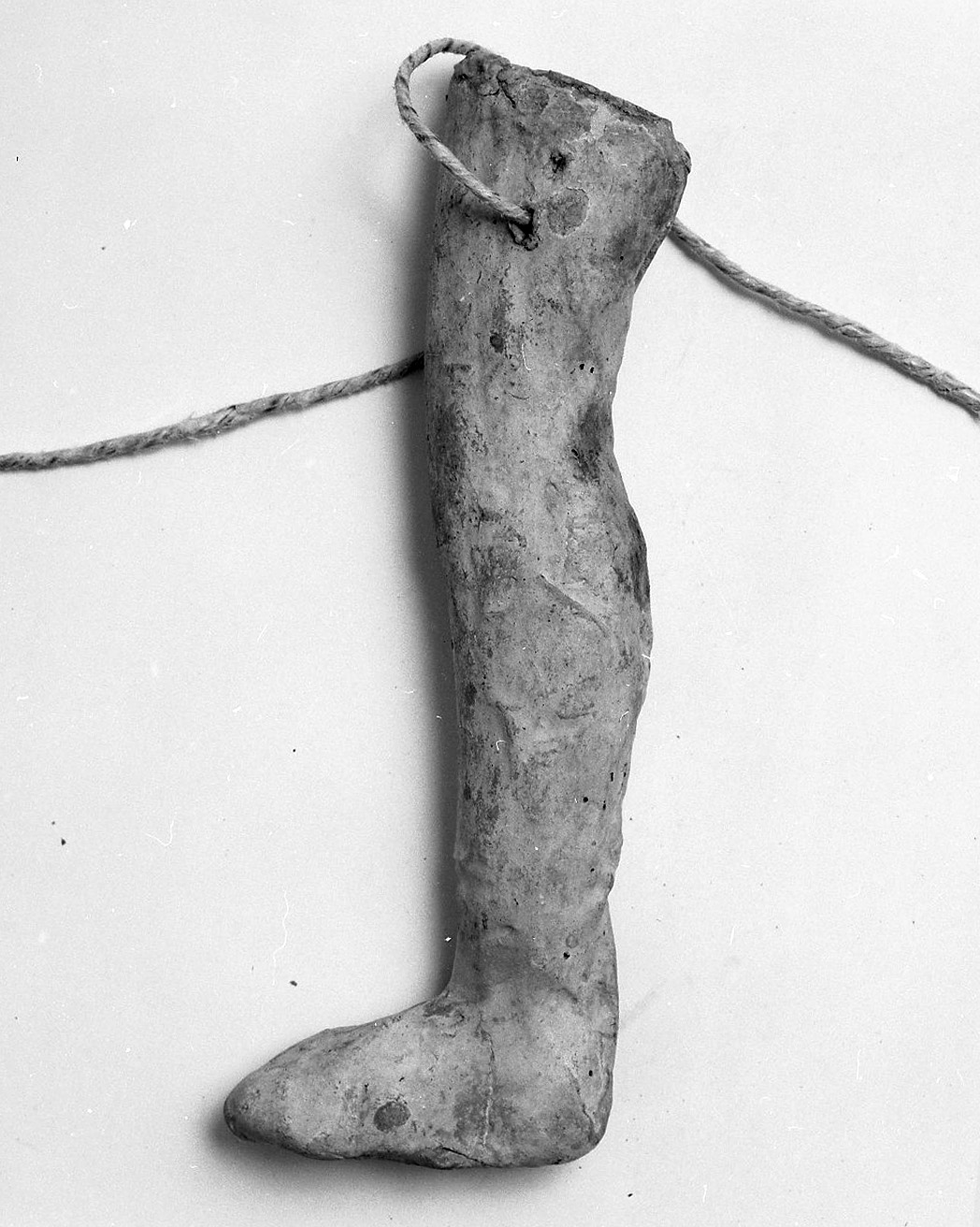 gamba (ex voto antropomorfo) - valdelsano (secc. XVI/ XIX)