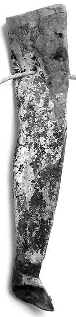 gamba (ex voto antropomorfo) - valdelsano (secc. XVI/ XIX)