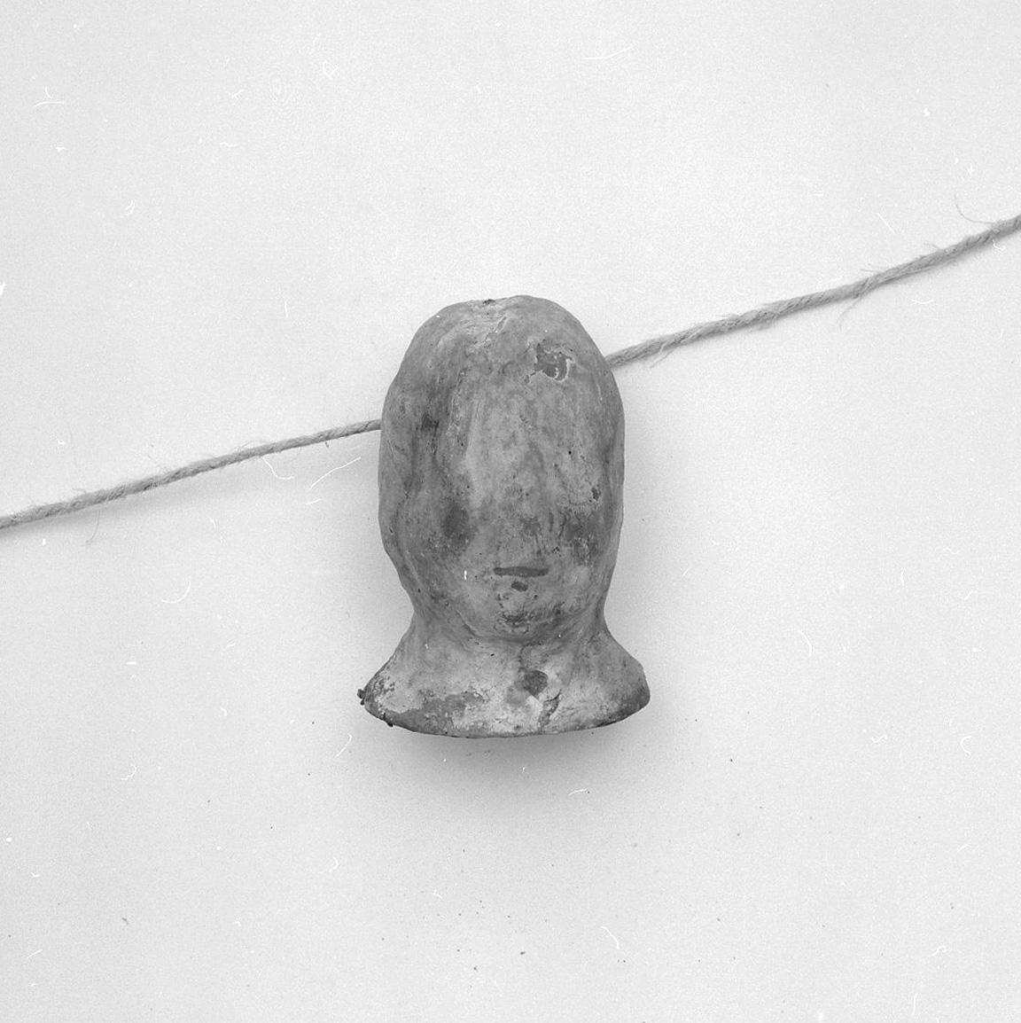 testa umana (ex voto antropomorfo) - valdelsano (secc. XVI/ XIX)