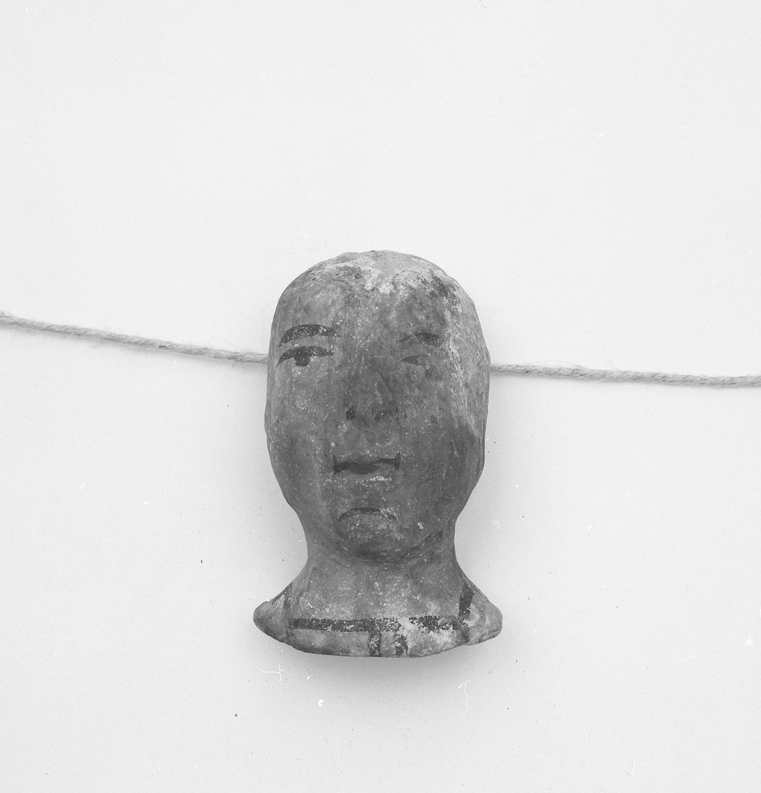 testa umana (ex voto antropomorfo) - valdelsano (secc. XVI/ XIX)