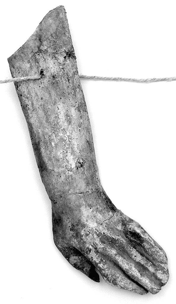 braccio (ex voto antropomorfo) - valdelsano (secc. XVI/ XIX)