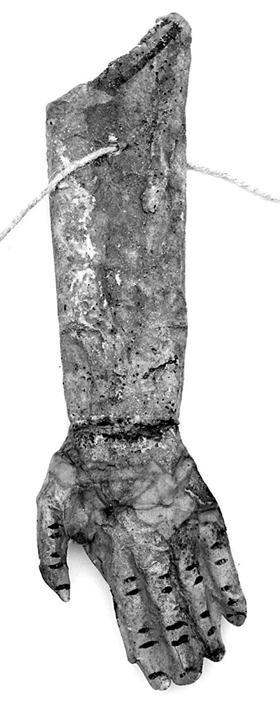 braccio (ex voto antropomorfo) - valdelsano (secc. XVI/ XIX)