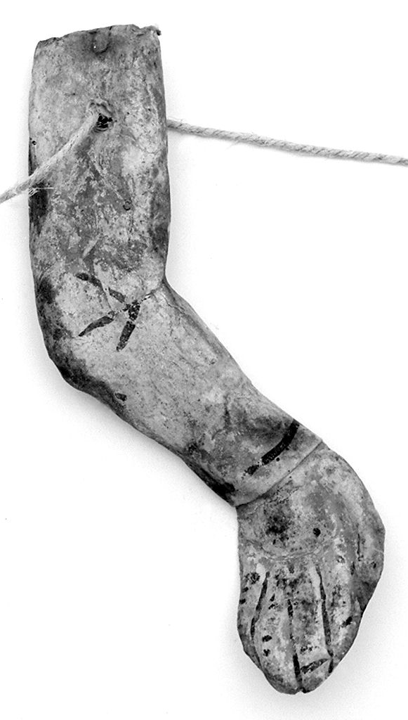 braccio (ex voto antropomorfo) - valdelsano (secc. XVI/ XIX)