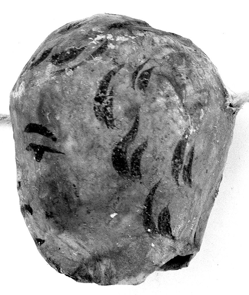 testa di bambino (ex voto antropomorfo) - valdelsano (secc. XVI/ XIX)