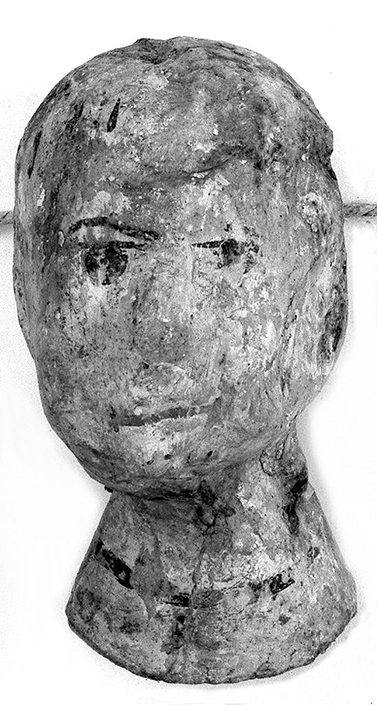 testa (ex voto antropomorfo) - valdelsano (secc. XVI/ XIX)