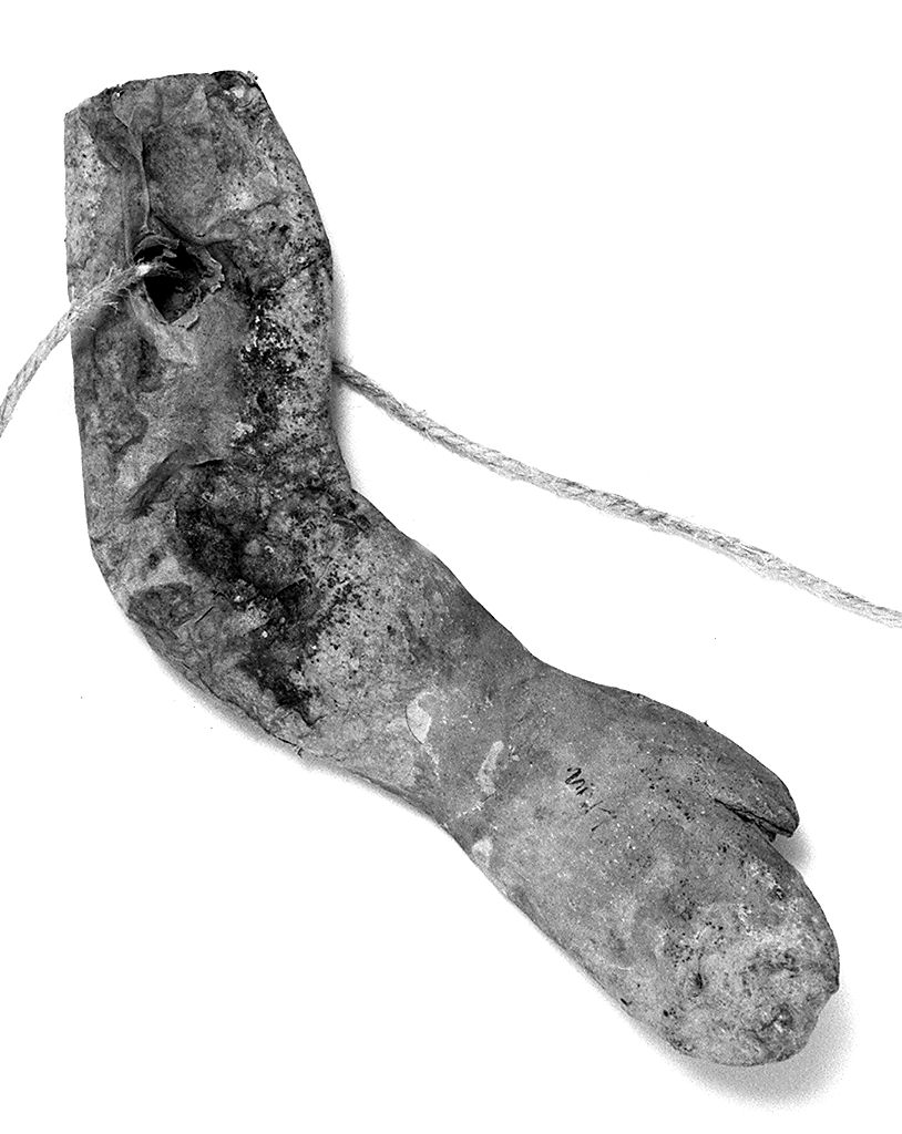 braccio (ex voto antropomorfo) - valdelsano (secc. XVI/ XIX)