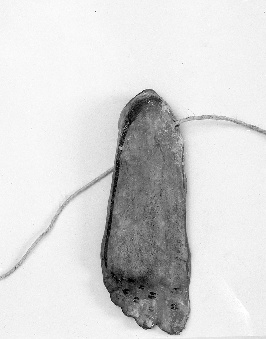 piede (ex voto antropomorfo) - valdelsano (secc. XVI/ XIX)