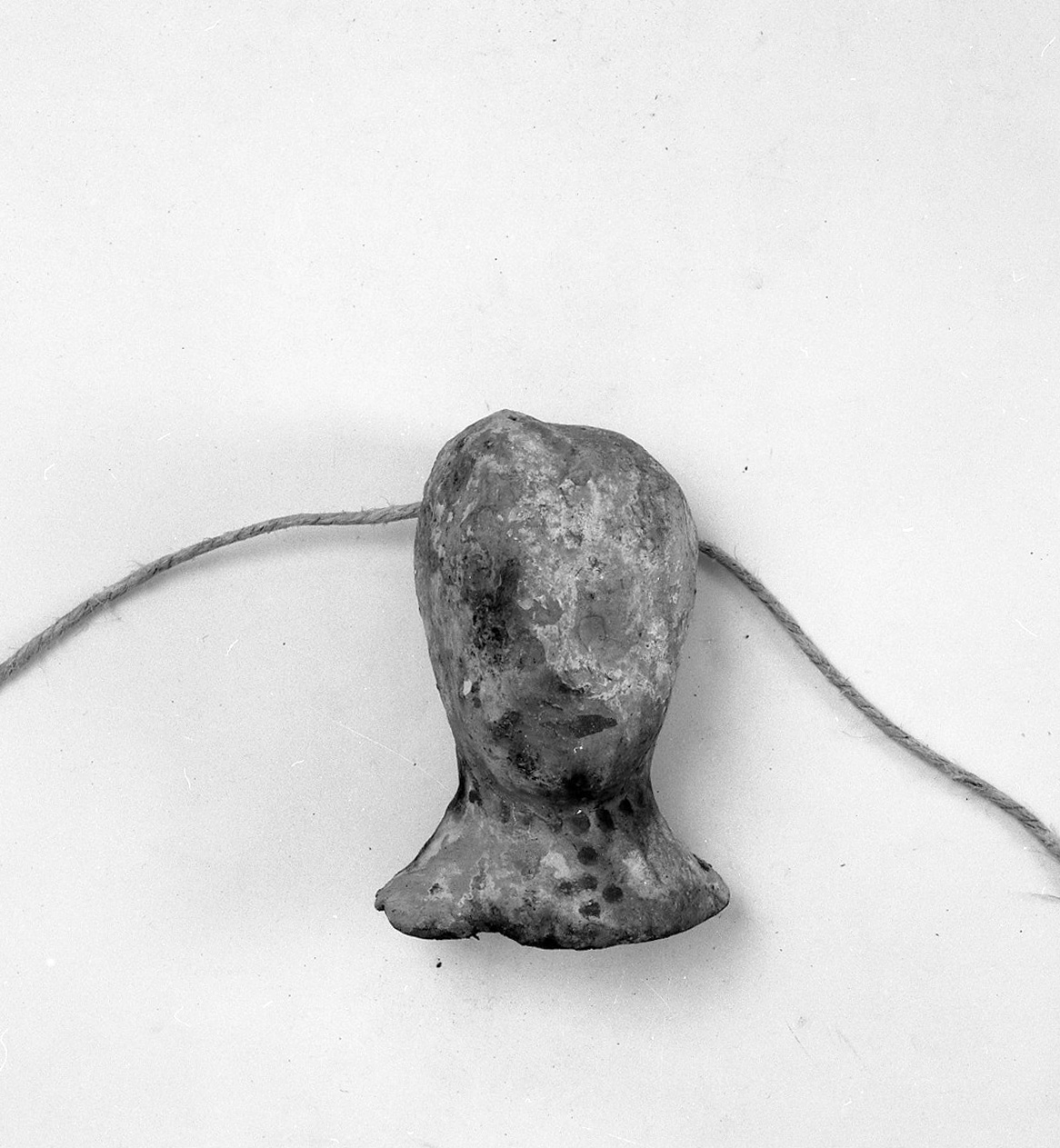 testa umana (ex voto antropomorfo) - valdelsano (secc. XVII/ XVIII)