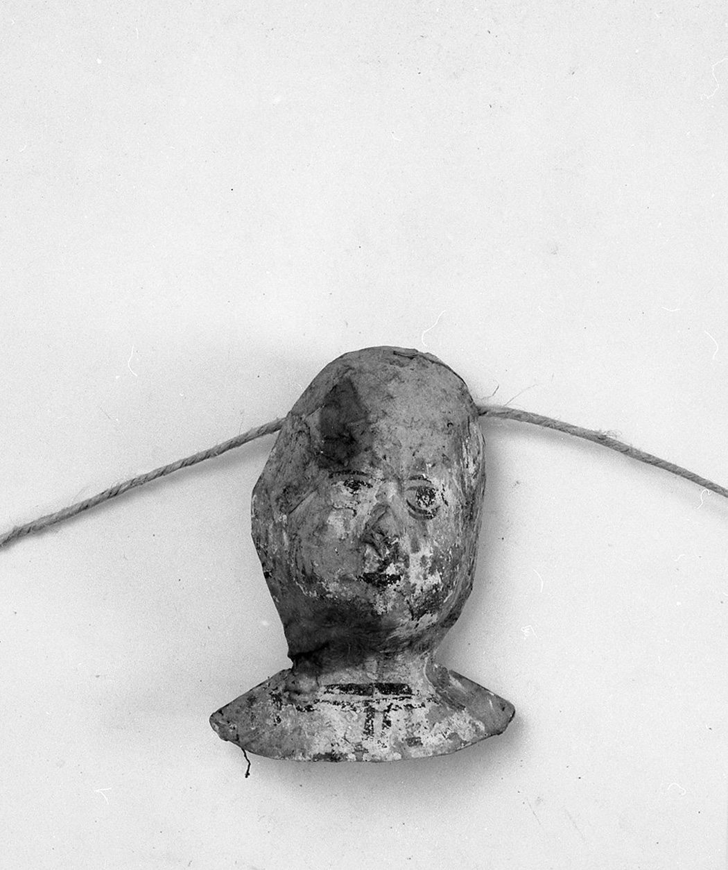 testa umana (ex voto antropomorfo) - valdelsano (secc. XVII/ XVIII)