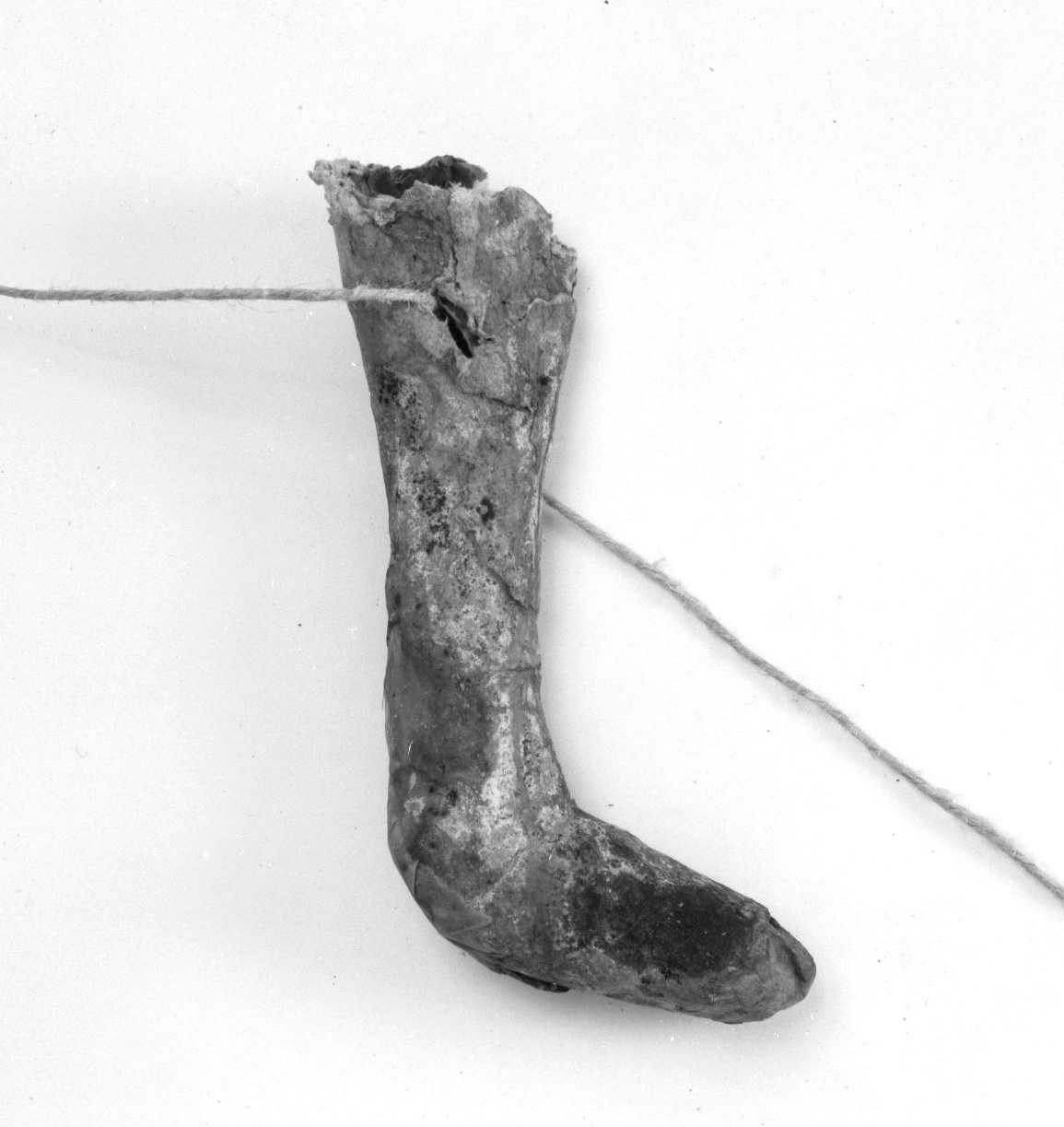 gamba (ex voto antropomorfo) - valdelsano (secc. XVI/ XIX)