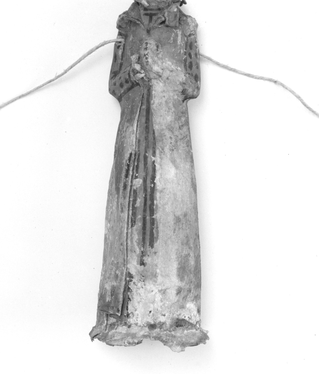 figura femminile orante (ex voto antropomorfo) - valdelsano (secc. XVI/ XVII)