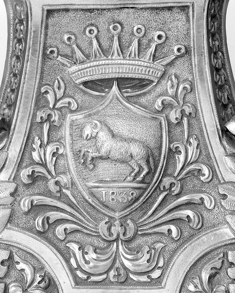 corsa del Palio di Siena con veduta di piazza del Campo (disegno) - ambito senese (sec. XX)