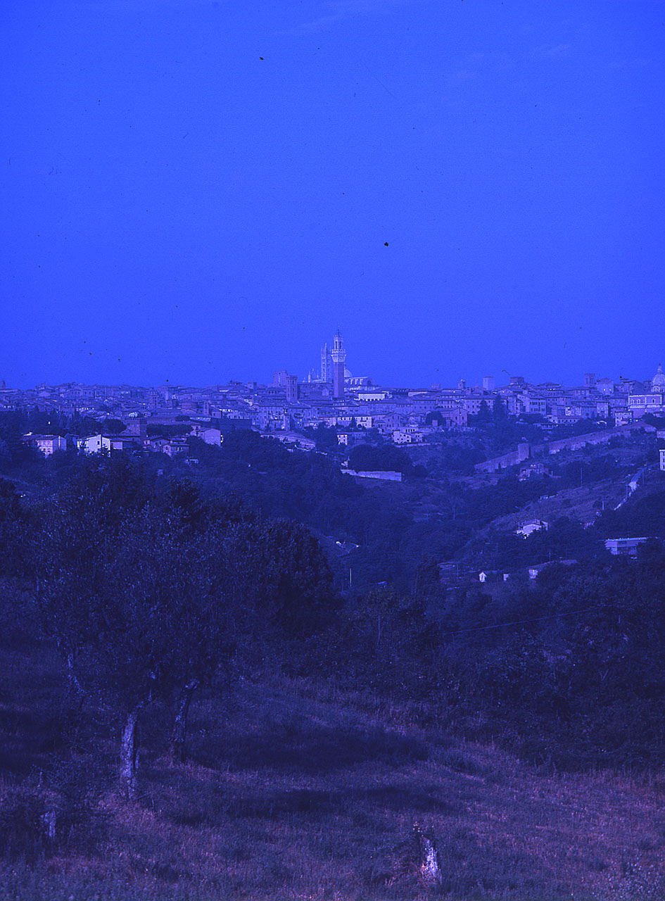 Siena - Veduta (diapositiva) di Anonimo (attr) (XX)