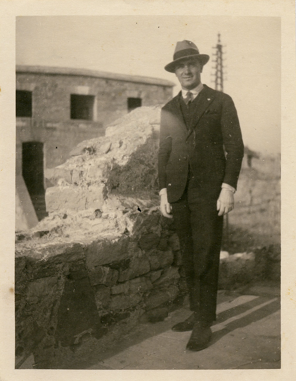 Adami, Ulisse - uomo con cappello (positivo) di Anonimo (attr) (XX)