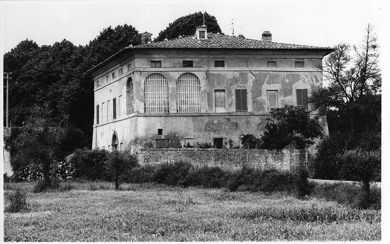 Vignano - Villa Brandi - veduta esterna (positivo) di Anonimo (attr) (XX)