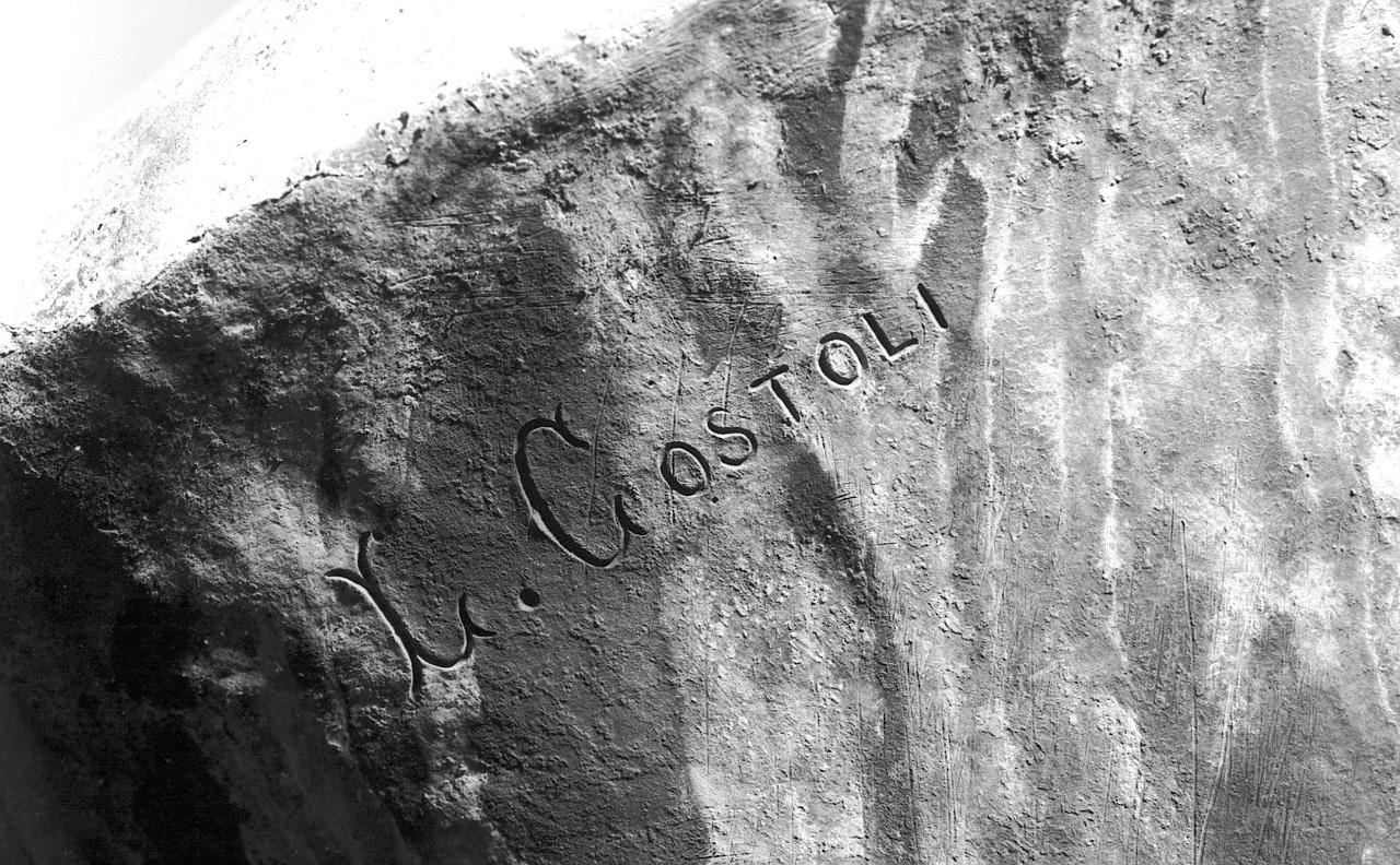 busto ritratto di Caan Teofilo, busto ritratto d'uomo (busto) di Costoli Leopoldo, Lippi Ulisse (sec. XIX)